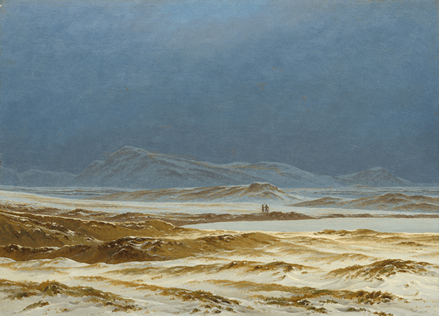 Casper David Friedrich, Paysage du Nord, printemps, (Northern Landscape, Spring), ca. 1825, National Gallery of Art, Washington. Image: Courtesy National Gallery of Art, Washington, D.C.